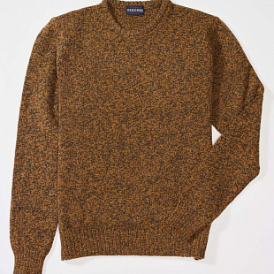 2Картинка Osborne Lambswool Molted Crew Neck Seaweed/Oxide